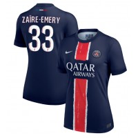 Maglie da calcio Paris Saint-Germain Warren Zaire-Emery #33 Prima Maglia Femminile 2024-25 Manica Corta